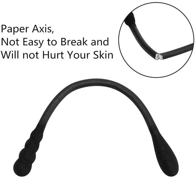 Alt view image 6 of 6 - Tifanso 200 Count Black Double Tipped Cotton Swabs Hypoallergenic Natural