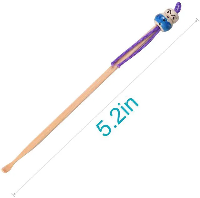 Alt view image 6 of 6 - 10pcs Bamboo Ear Pick Earwax Curette Hanging Tool for Adults and Children