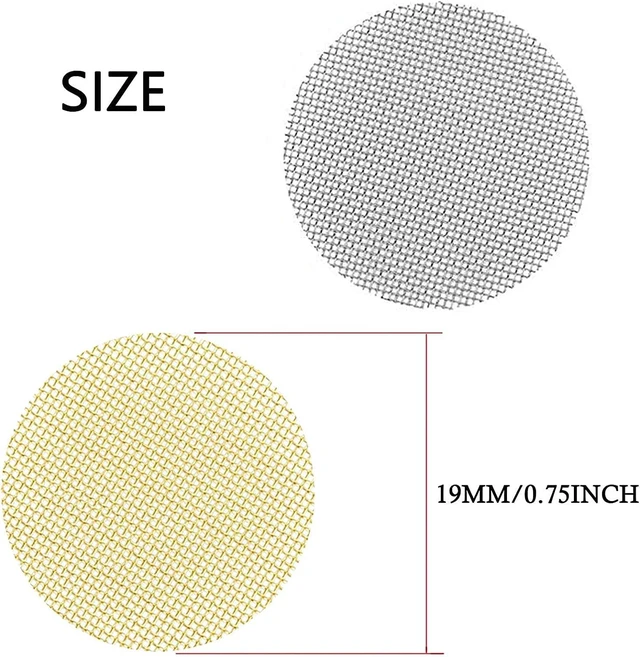 Alt view image 5 of 5 - 100pcs 3/4-Inch Pipe Screens, 50pcs Premium Stainless Steel & 50pcs Brass Filters