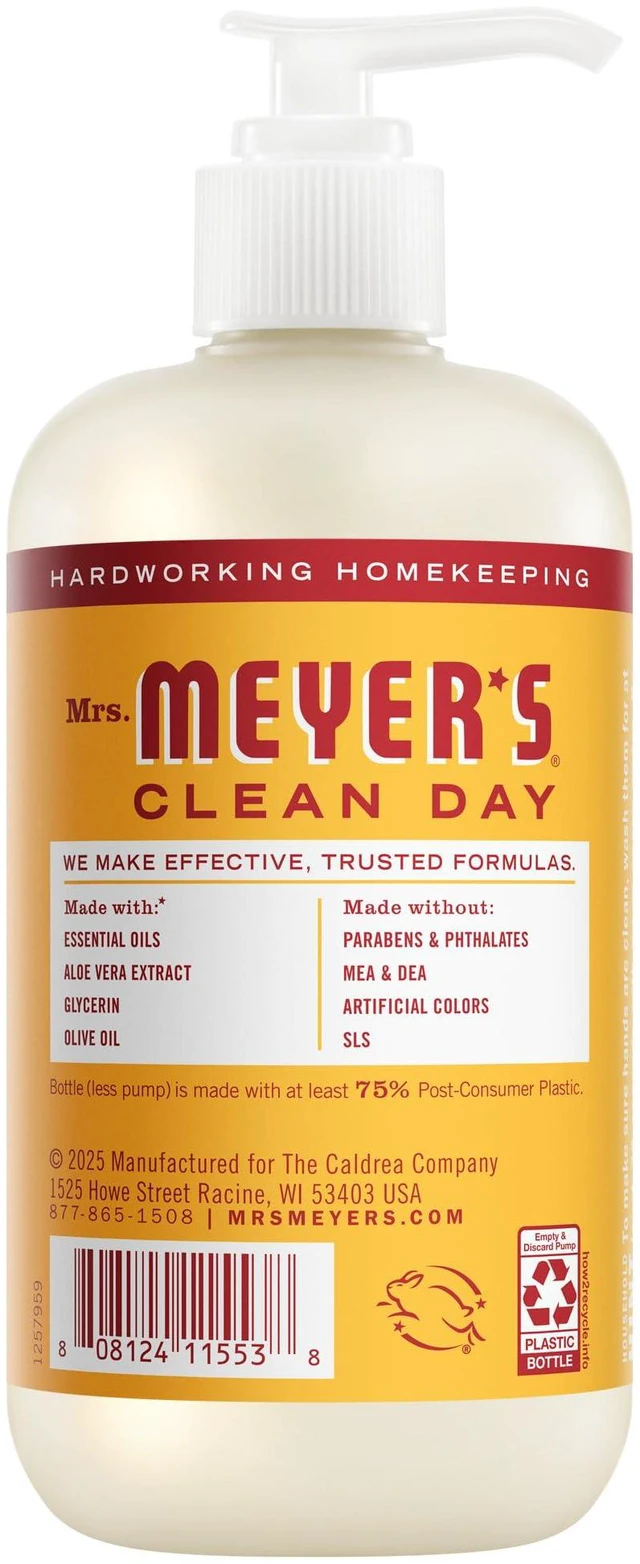 Alt view image 5 of 7 - Mrs. Meyer's Clean Day Hand Soap, Clementine Scent, 12.5Fl Oz