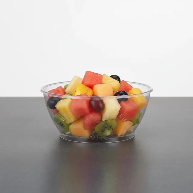 Alt view image 6 of 6 - Clear Plastic Serving Bowls 6 oz, Disposable Chip Bowls for Parties & Weddings, Candy Buffet Bowls, 20 Count