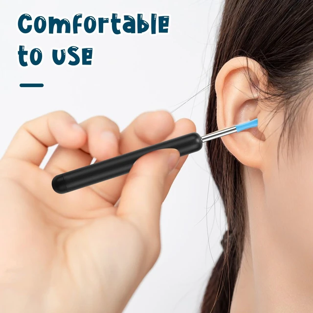 Alt view image 7 of 7 - 30 Pcs Ear Wax Removal Replacement Tips for Wet/Dry Ear Cleaning, Ear Spoons Accessories Set for Adults, Compatible with Ear Wax Removal Endoscope