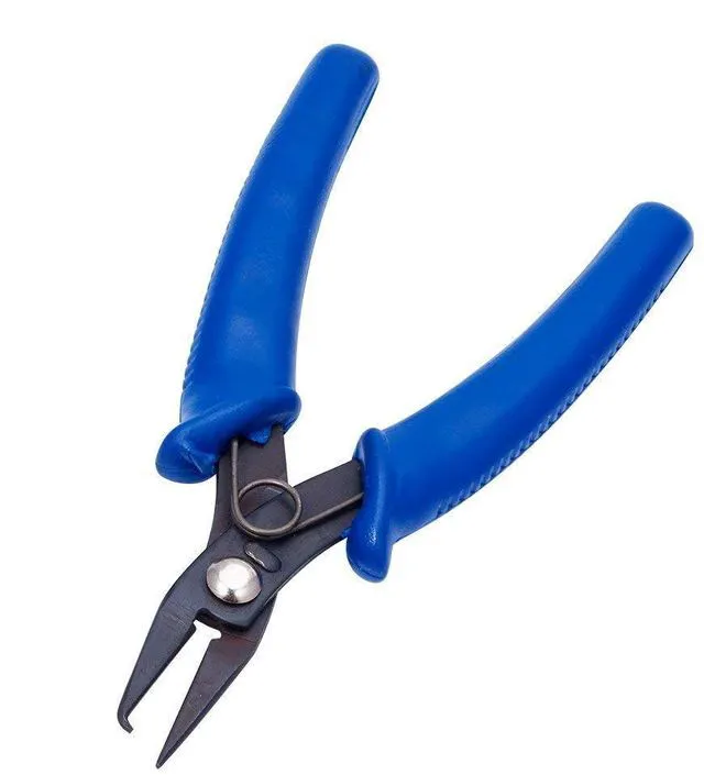 Main image of Beadthoven Split Ring Opening Pliers, Jewelry Making Tools, Gunmetal, 140mm