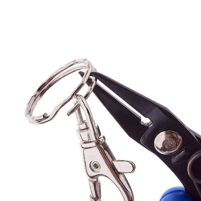 Alt view image 3 of 7 - Beadthoven Split Ring Opening Pliers, Jewelry Making Tools, Gunmetal, 140mm