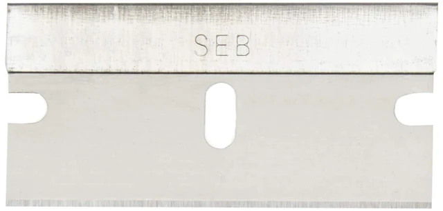 Alt view image 4 of 5 - Amazon Basics Single Edge Razor Blades, High Carbon Steel, Clam Shell, 100-Pack