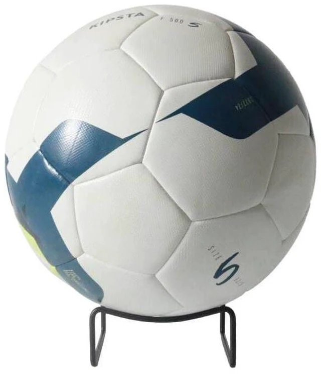 Alt view image 5 of 6 - HillSpring Metal Football Display Stand Base Holder for Basketball Bowling Soccer Volleyball Rugby and Other Autographed Balls