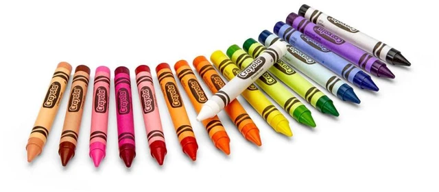 Alt view image 3 of 6 - Crayola Large Crayon Set, Lift-Lid Box, Assorted Colors, 16 Count