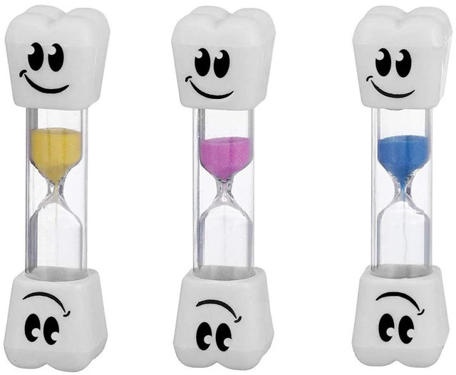 Alt view image 3 of 4 - 2 Minute Sand Timer Smile Tooth Assorted Colors (2 Pack)