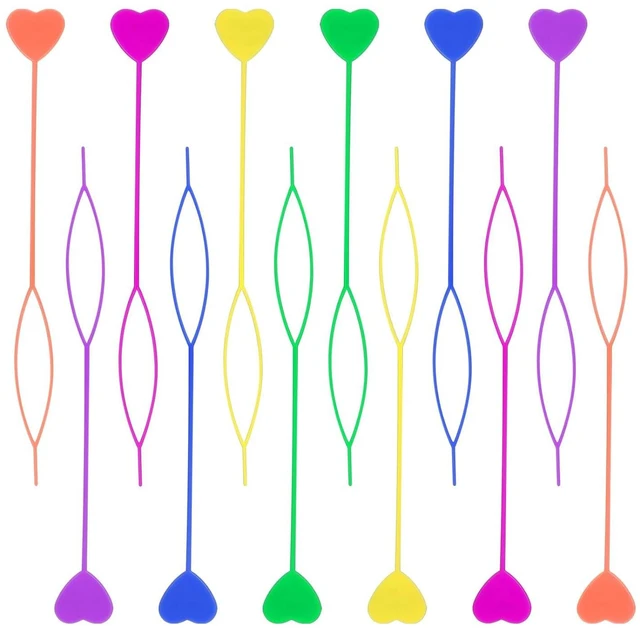 Main image of COMNICO 12pcs Quick Beader for Hair Braids Loading Beads Braid Stringer Ponytail Maker Plastic Hair Tail Beading Tools Kit for Kids Girls (Colorful)
