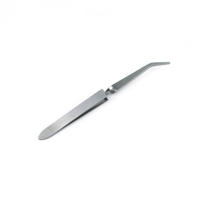 Alt view image 2 of 2 - 1pcs Stainless Steel Multi-Function Nail Art Rhinestones Decoration Picking Clip Nipper Tweezers