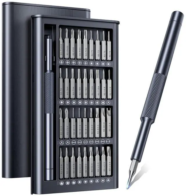 Main image of Wesdut 37-in-1 Professional Magnetic Precision Screwdriver Set with Bearing Steel for Phone, Computer, Watch, Laptop, Macbook, Ring Doorbell, Eyeglass, Electronic