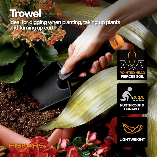 Alt view image 2 of 4 - Fiskars FiberComp Hand Trowel Gardening Tool for Yard and Lawn Care