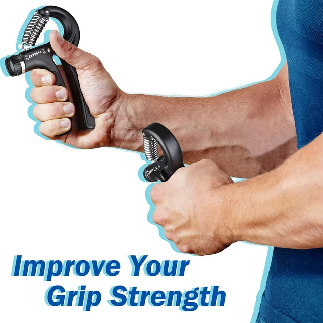 Alt view image 3 of 6 - AIXPI Grip Strength Trainer with Adjustable Resistance 11-132 Lbs (5-60kg) for Muscle Building and Injury Recovery, 2 Pack