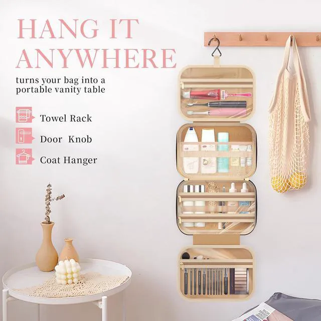 Alt view image 3 of 4 - HOTOR Hanging Travel Toiletry Bag Women Men Essentials Black