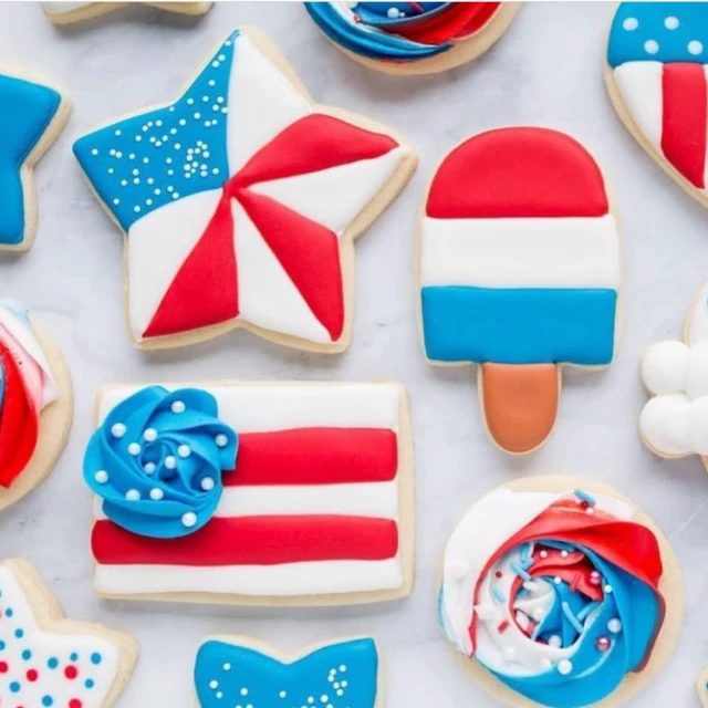 Alt view image 2 of 7 - JOB JOL Star Cookie Cutters 4 PCS, 2" to 3.8", for 4th of July