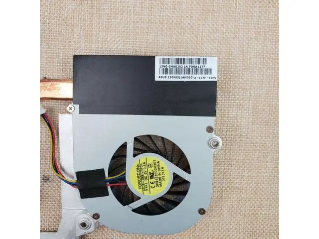 Alt view image 3 of 5 - Cpu cooling fan for Heatsink ASUS F80S F81S F83S 13GNXQ1AM010