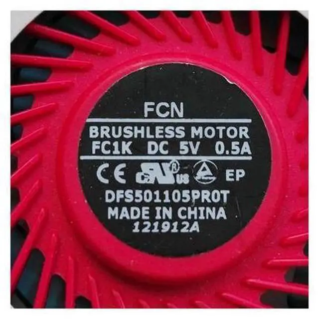 Main image of New Original CPU fan for Forcecon DFS501105PR0T FC1K DC 5V 0.5A laptop CPU cooling fan cooler DC28000BWFJ