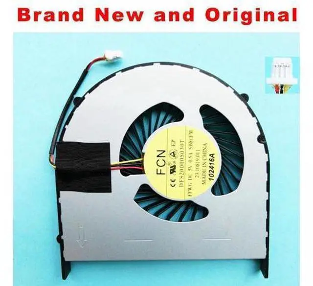 Main image of New cpu fan for DELL 15 7000 7537 N7537 I7537 cpu cooling fan cooler DFS200005030T FFWG DC 5V 0.5A 23.10819.011 HNJ5W 0HNJ5W