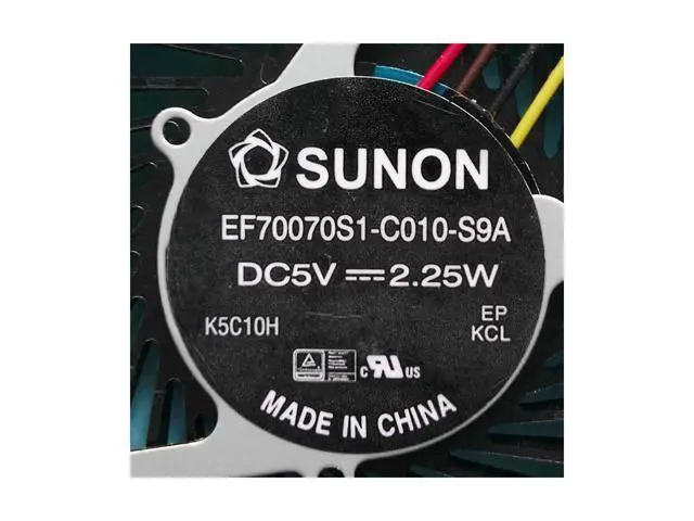Alt view image 2 of 3 - New and Original CPU fan for SUNON EF70070S1-C010-S9A laptop CPU cooling fan cooler DC28000CVS0