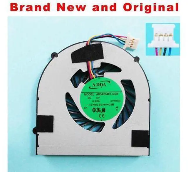 Main image of New original cpu fan for ACER Aspire 1830 1830T 1830Z 1830TZ CPU cooling fan cooler AB5405MX-Q0B JV1003 DFS400805L10T