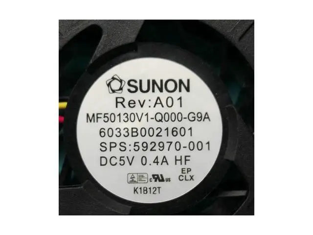 Alt view image 2 of 3 - New cpu fan for HP Touchsmart TM2 TM2t TM2-1000 TM2-1009TX tm2-1006tx CPU cooling fan cooler MF50130V1-Q000-G9A 592970-001