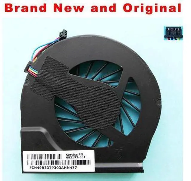 Main image of CPU fan for HP G4-2000 G6 G6-2000 G7 G7-2000 G7-2240US G6-2278DX cpu cooling fan cooler 683193-001 DFS531205MC0T FB5S 685477-001