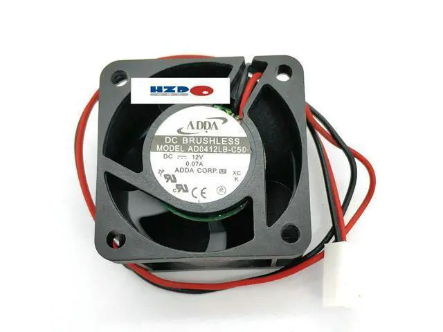 Alt view image 2 of 6 - ADDA 4020 12V 0.07A AD0412LB-C50 cpu cooler heatsink axial Cooling Fan 40*40*20MM