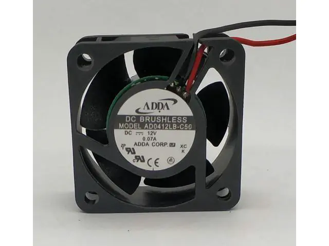 Alt view image 5 of 6 - ADDA 4020 12V 0.07A AD0412LB-C50 cpu cooler heatsink axial Cooling Fan 40*40*20MM