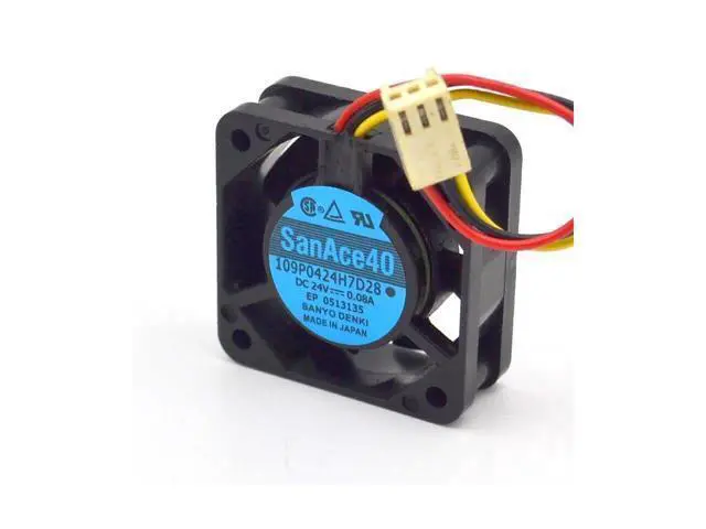 Alt view image 2 of 6 - Cooling Fans P\/N: A90L-0001-0441\/39 4015 109P0424H7D28 4015 DC24V 0.08A server fan