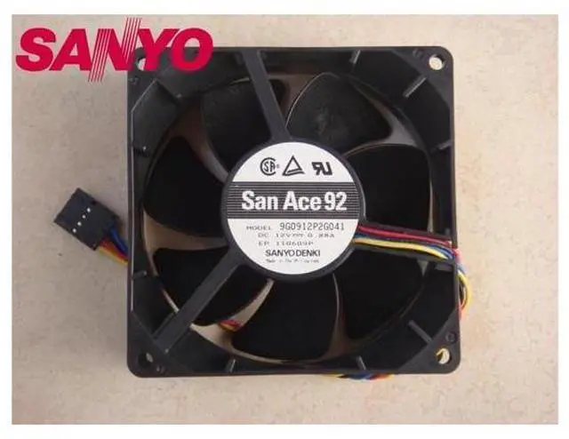 Main image of 1pcs 9G0912P2G041 12V 0.88A 9032 9cm 90*90*32mm server cooling fan
