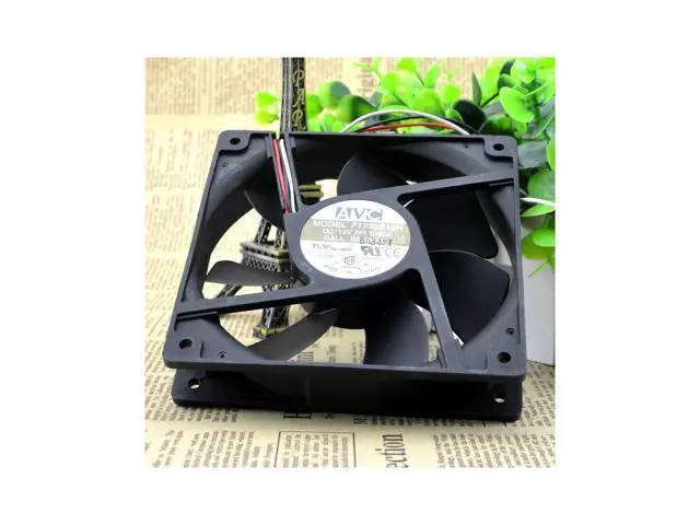 Alt view image 3 of 4 - AVC F1225B12H 12V 0.45A 12cm 12025 Double Ball Chassis Cooling Fan