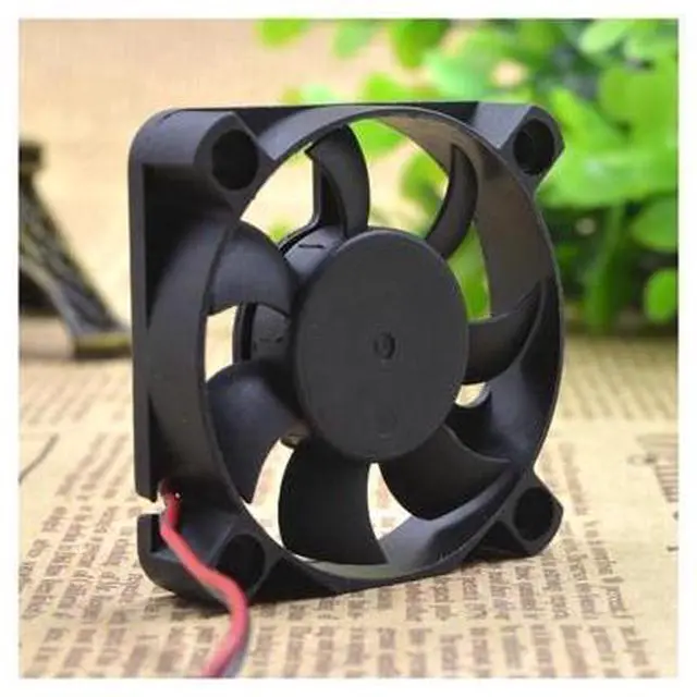 Alt view image 4 of 4 - 5cm silent cooling fan 12V 0.10A CDH5010S humidifier North and South Bridge Charger 2 pins