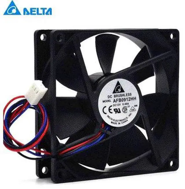 Main image of 1pcs AFB0912HH DC 12V 0.40A, 92X92X25mm 80mm 3-wire 3-pin connector cooling fan