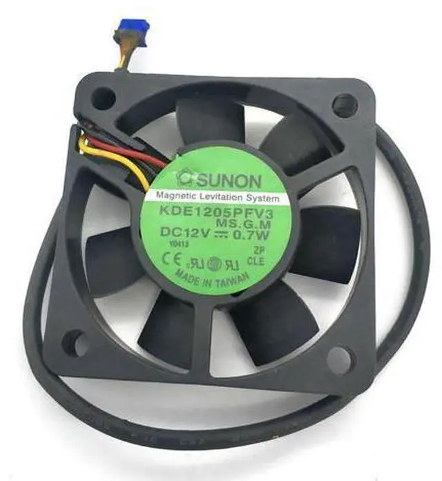 Alt view image 5 of 5 - sunon KDE1205PFV3 DC12V 0.7W 50x50x10MM 5cm 3lines cooling fan
