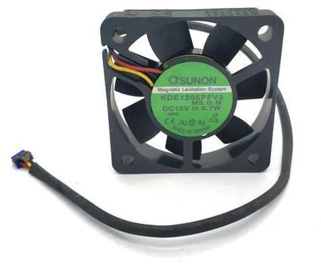 Alt view image 3 of 5 - sunon KDE1205PFV3 DC12V 0.7W 50x50x10MM 5cm 3lines cooling fan