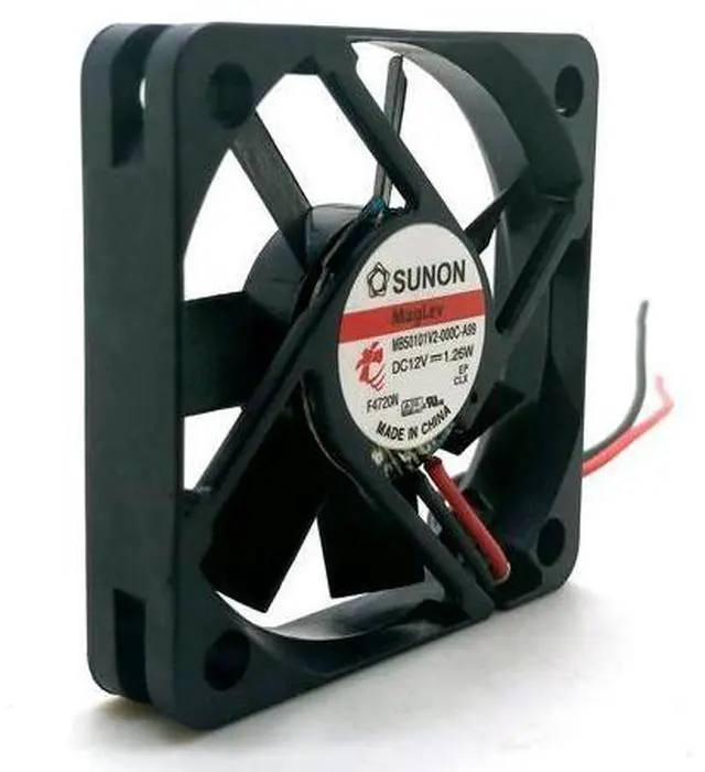 Alt view image 2 of 5 - SUNON 5cm MB50101V2-000C-A99 50x50x10MM DC12v 1.26W 2lines cooling fan