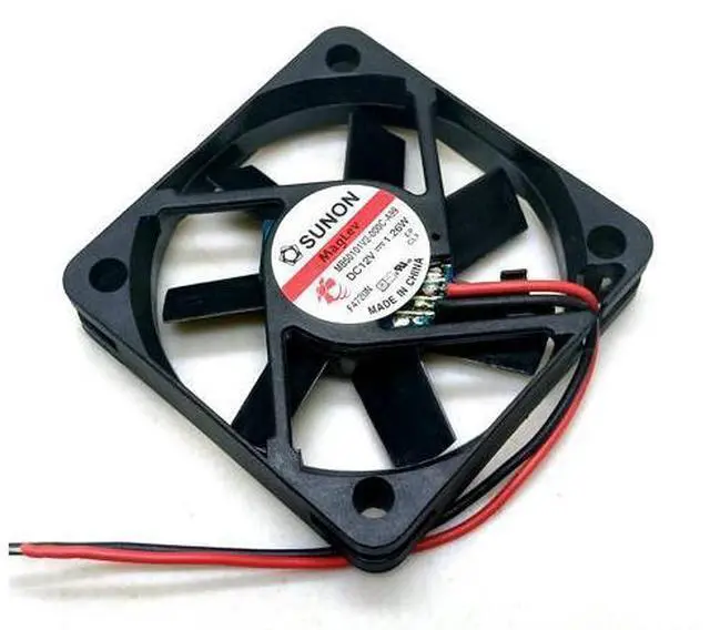 Alt view image 5 of 5 - SUNON 5cm MB50101V2-000C-A99 50x50x10MM DC12v 1.26W 2lines cooling fan