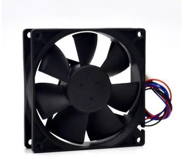 Alt view image 3 of 6 - 1pcs AFB0912HH DC 12V 0.40A, 92X92X25mm 80mm 3-wire 3-pin connector cooling fan