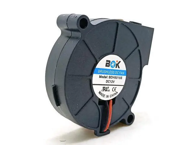Alt view image 3 of 5 - BDH5015S DC12V 50*15MM 2LInes 3D Printer Blower cooling fan