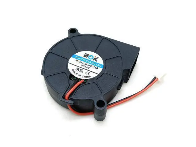 Alt view image 5 of 5 - BDH5015S DC12V 50*15MM 2LInes 3D Printer Blower cooling fan