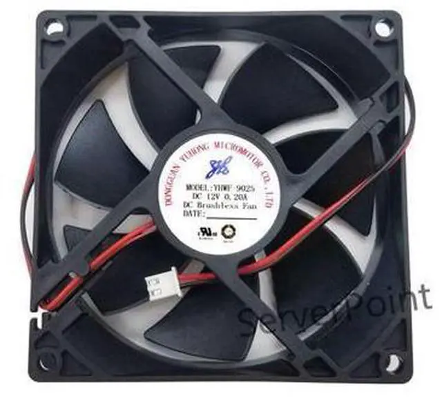 Main image of new for Original YHWF-9025 refrigerator water dispenser cooling fan 12V 0.20A 2line 9CM 9025