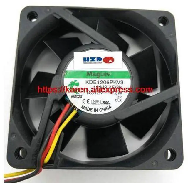 Main image of PMD1206PKBX-A 3.3W 60*60*20MM 6CM cooling fan KDE1206PKV3 12v 1.1w