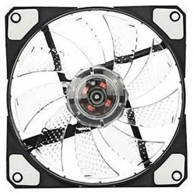 Alt view image 3 of 6 - 12V 0.2A solar eclipse chassis 12CM cooling fan (small 3PIN connector + D-type connector) double connector
