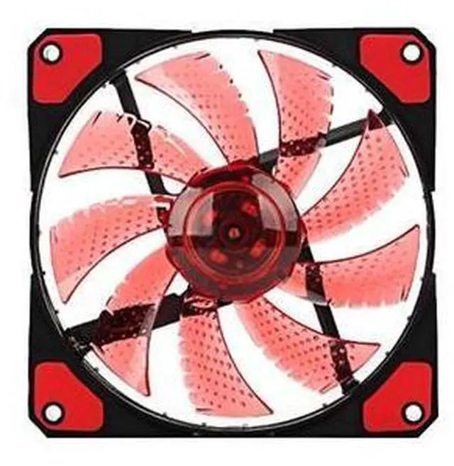 Alt view image 5 of 6 - 12V 0.2A solar eclipse chassis 12CM cooling fan (small 3PIN connector + D-type connector) double connector