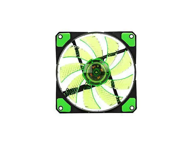 Alt view image 6 of 6 - 12V 0.2A solar eclipse chassis 12CM cooling fan (small 3PIN connector + D-type connector) double connector