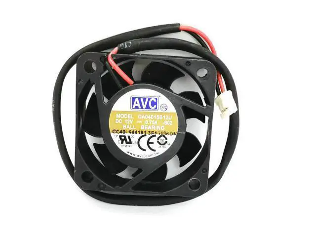 Alt view image 4 of 6 - DA04015B12U AVC 4015 12V 0.75A Cooling Fan 2Wire 2Pin 40*40*15mm