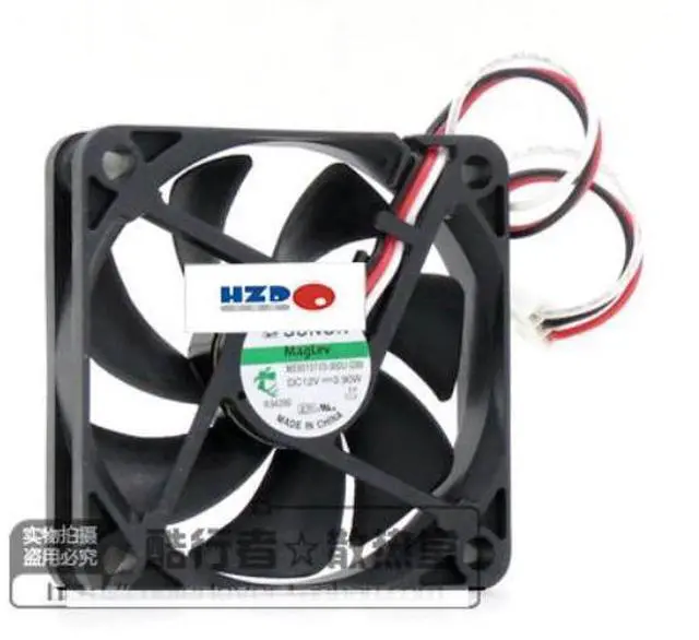 Alt view image 3 of 4 - ME60151V3-000U-G99 DC12V 0.9W 60*60*15MM 6cm silent cooling fan