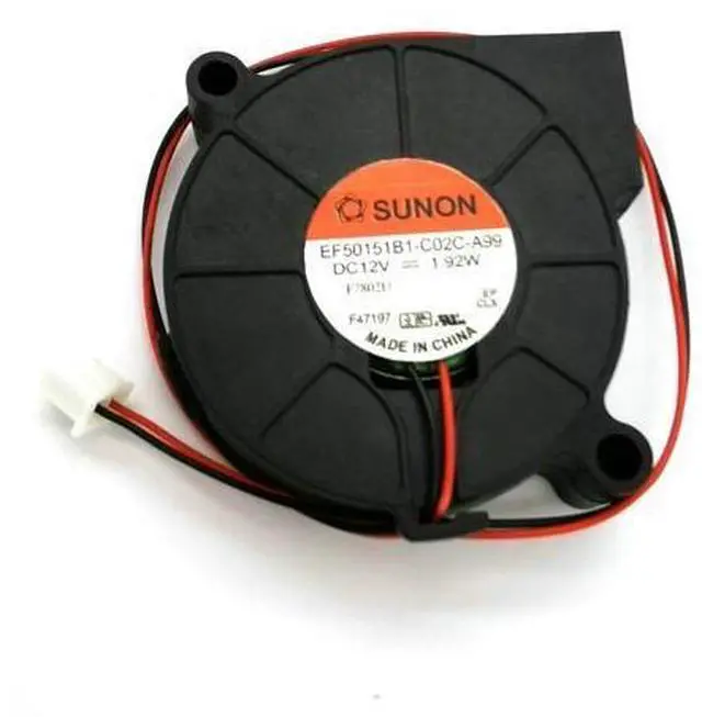 Main image of EF50151B1-C02C-A99 5015 12v 1.92w 50*15MM 2Lines 3D Printer Blower cooling fan EF50151B1-C02C-A99