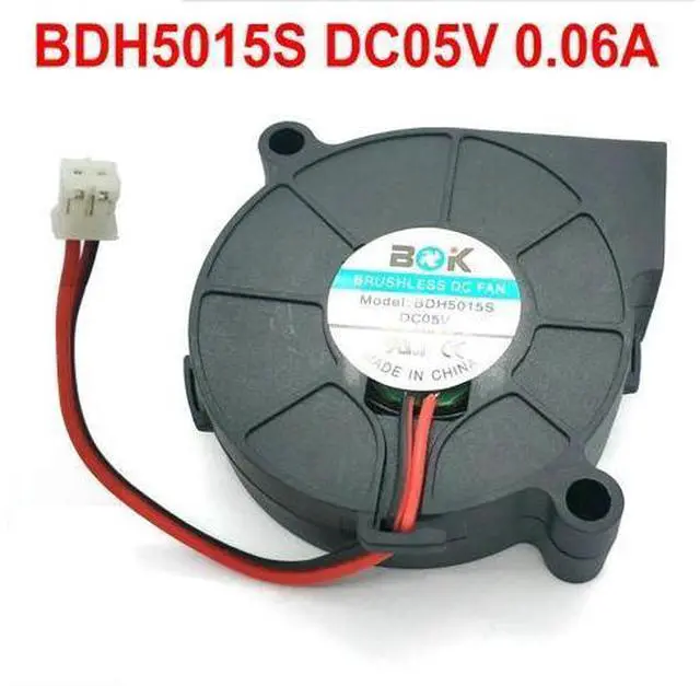 Main image of BDH5015S DC12V 0.2A 5V 0.06A 50*15MM 2LInes 3D Printer Blower cooling fan EF50151B1-C02C-A99