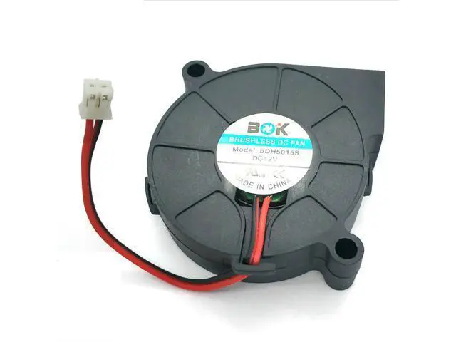 Alt view image 4 of 6 - BDH5015S DC12V 0.2A 5V 0.06A 50*15MM 2LInes 3D Printer Blower cooling fan EF50151B1-C02C-A99
